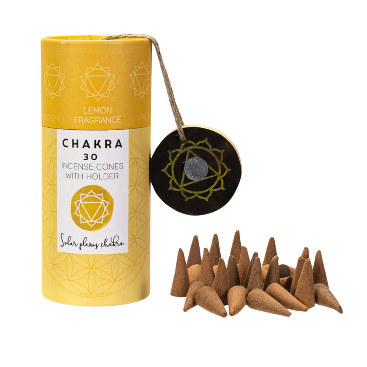 Seven Chakra Incense Cones Bundle w/ Burner