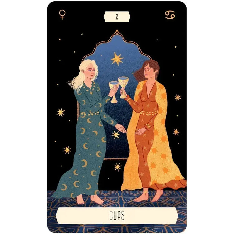 Zodiac Tarot Deck & Guide Book Set