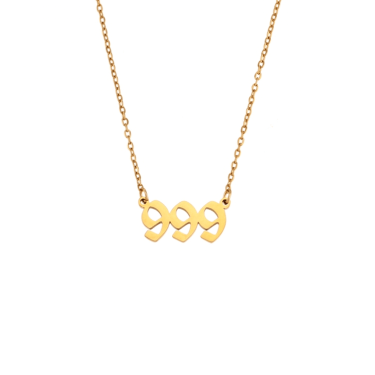 Angel Number Numeric Necklace