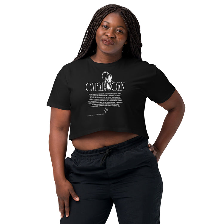Capricorn Zodiac Crop Top