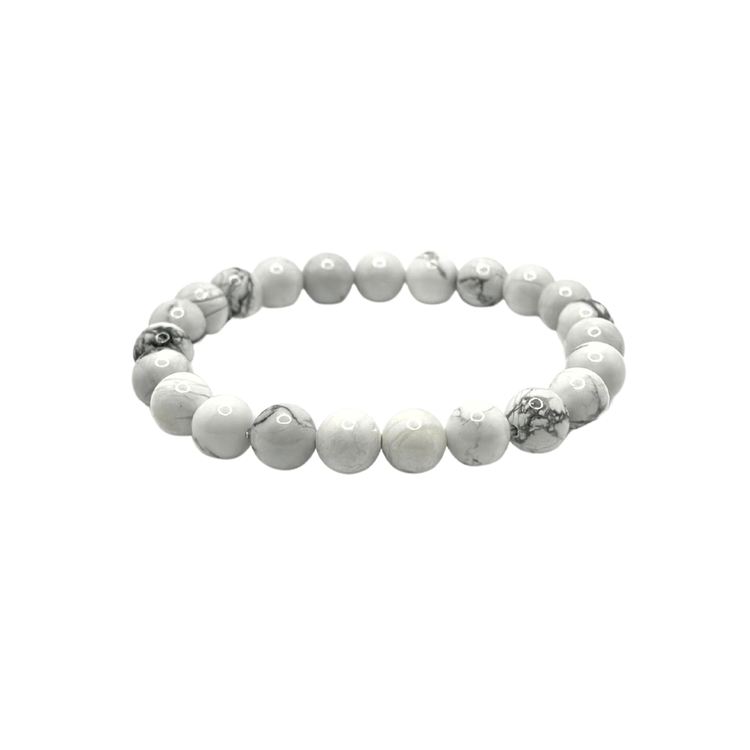Howlite Crystal Bracelet - Self-Awareness | Knowledge | Patience