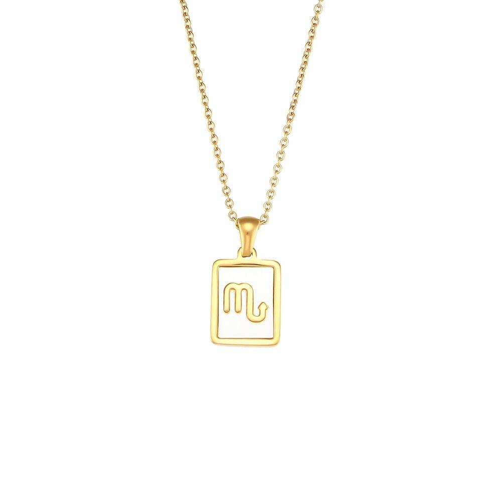 tarnish free zodiac necklace