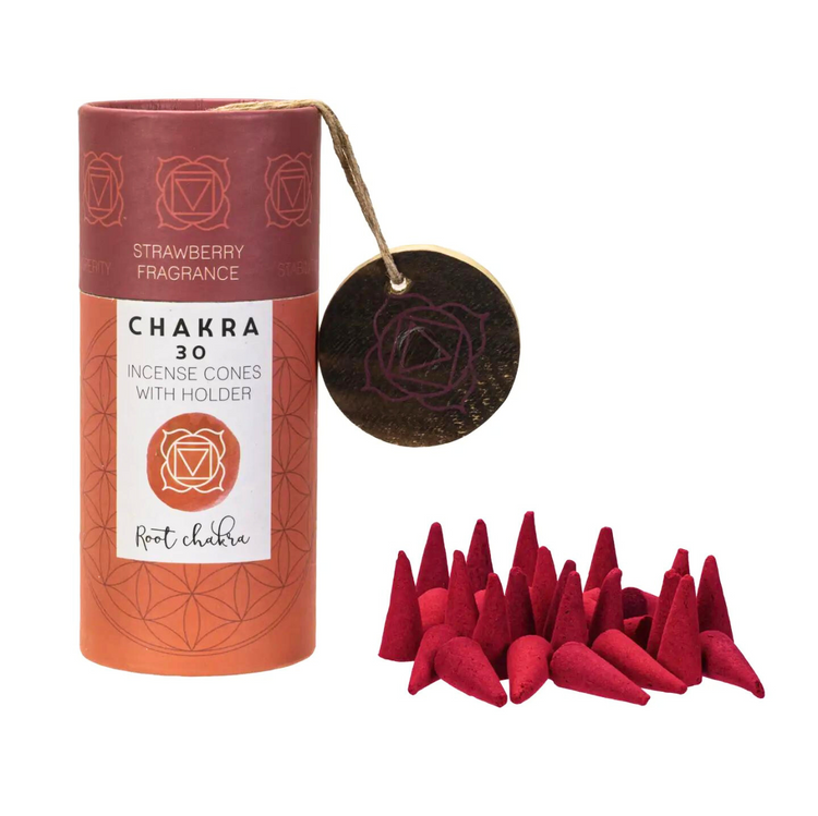 Seven Chakra Incense Cones Bundle w/ Burner