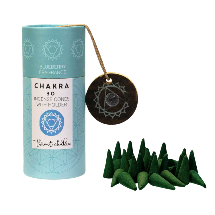 Seven Chakra Incense Cones Bundle w/ Burner