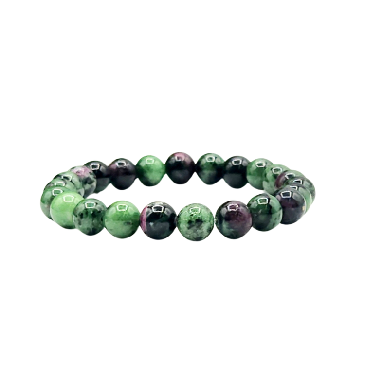 Ruby Zoisite Crystal Bracelet - Passion | Healing | Spiritual Growth