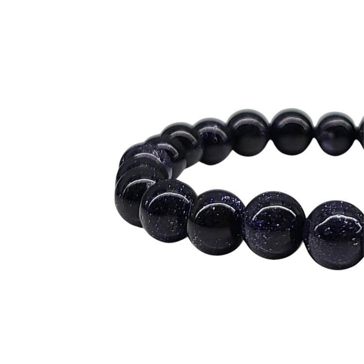 Blue Goldstone Crystal Bracelet - Ambition | Confidence | Focus