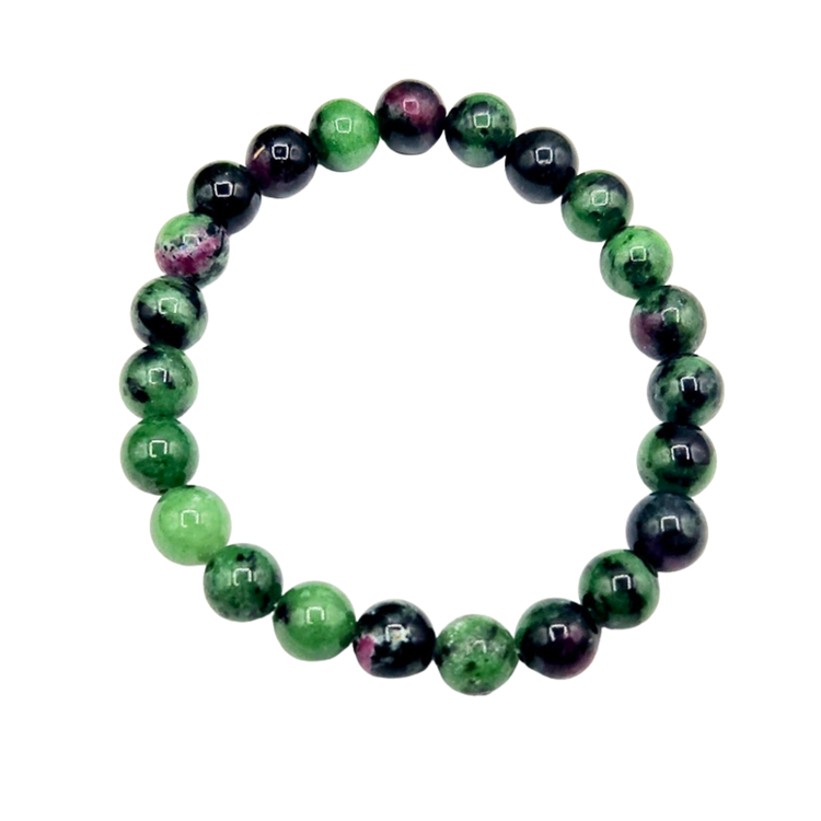 Ruby Zoisite Crystal Bracelet - Passion | Healing | Spiritual Growth