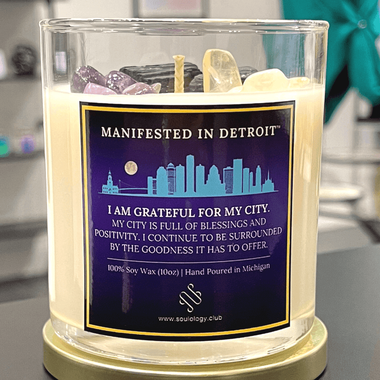 Manifested in Detroit Candle