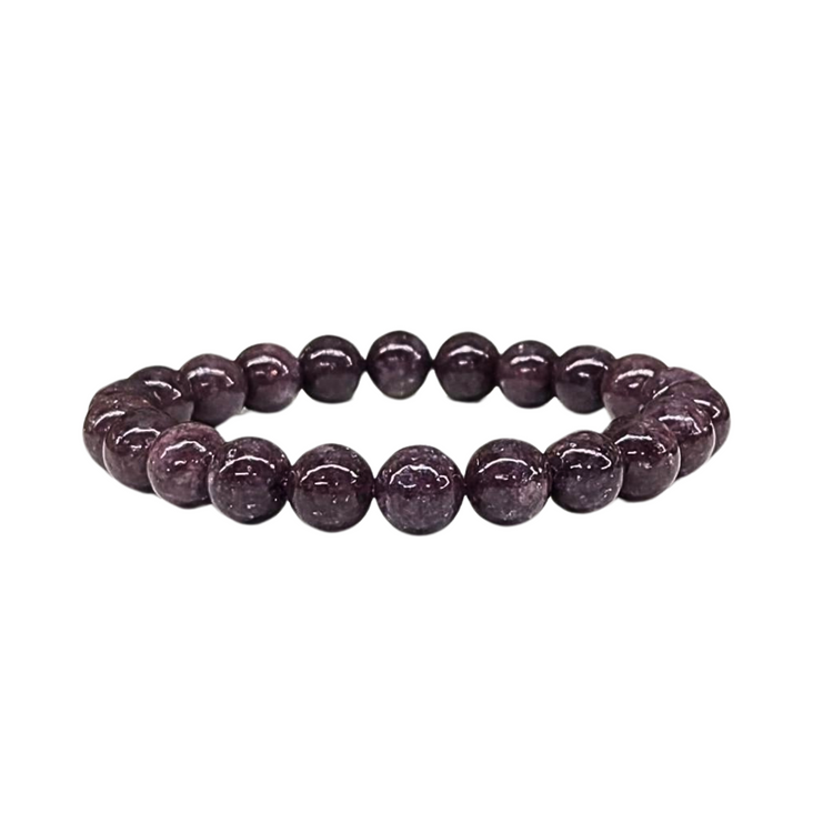 Lepidolite Crystal Bracelet - Soothe Anxiety | Inner Peace | Emotional Balance