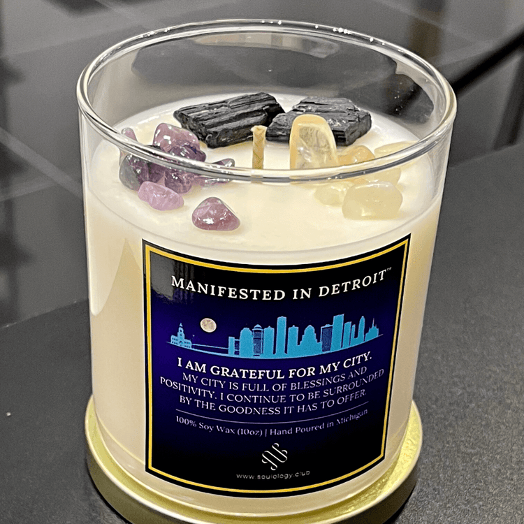 Manifested in Detroit Candle