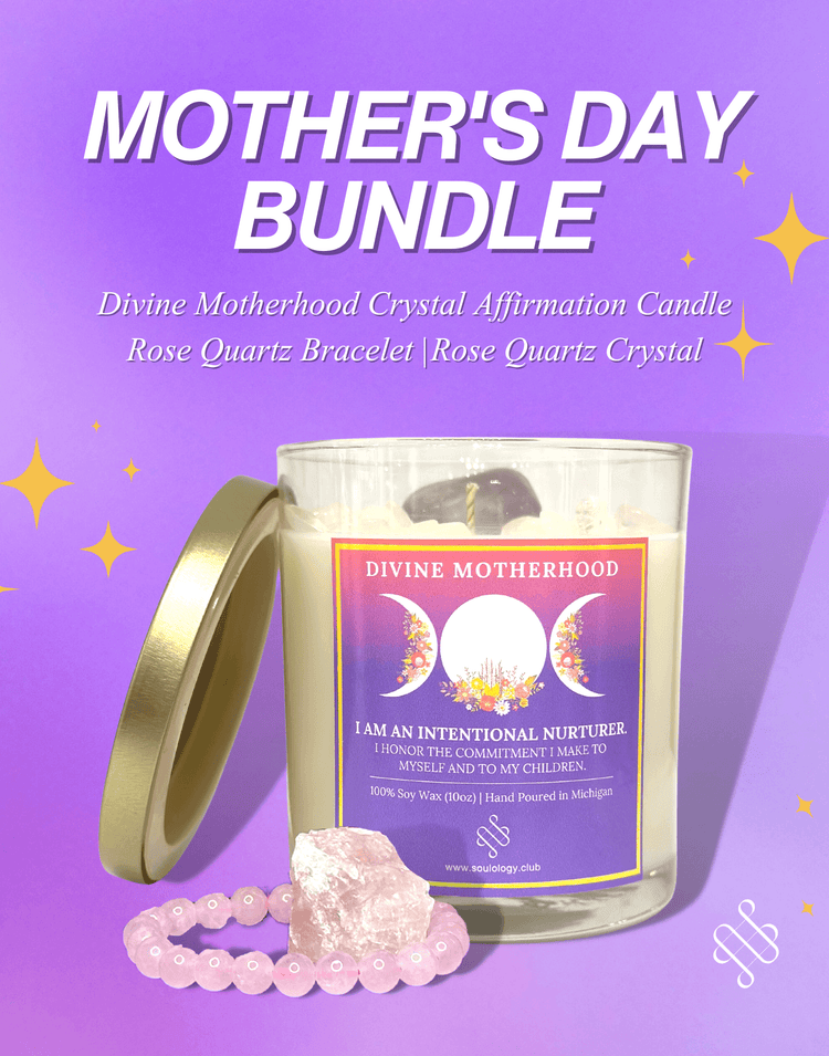 crystal manifestation candle