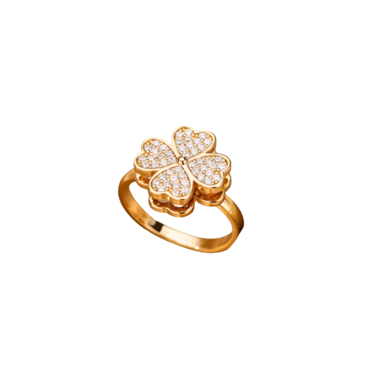 four leaf clover ring