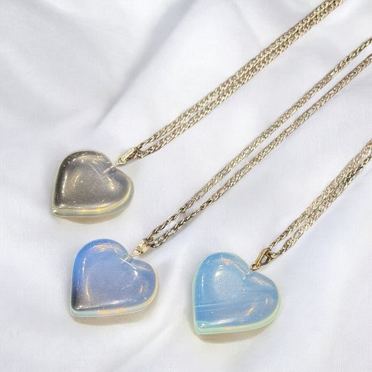 Opalite Heart Necklace