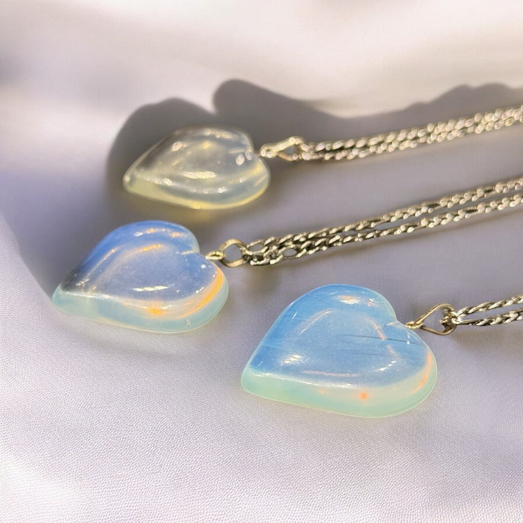 Opalite Heart Necklace