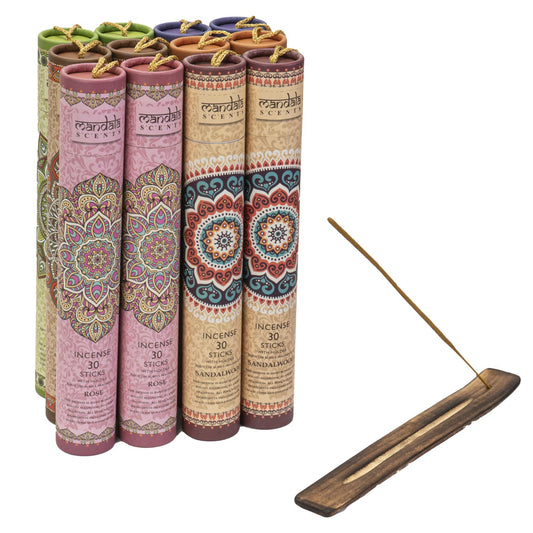 Mandala Incense Sticks (Organic - 6 Scent Variation)