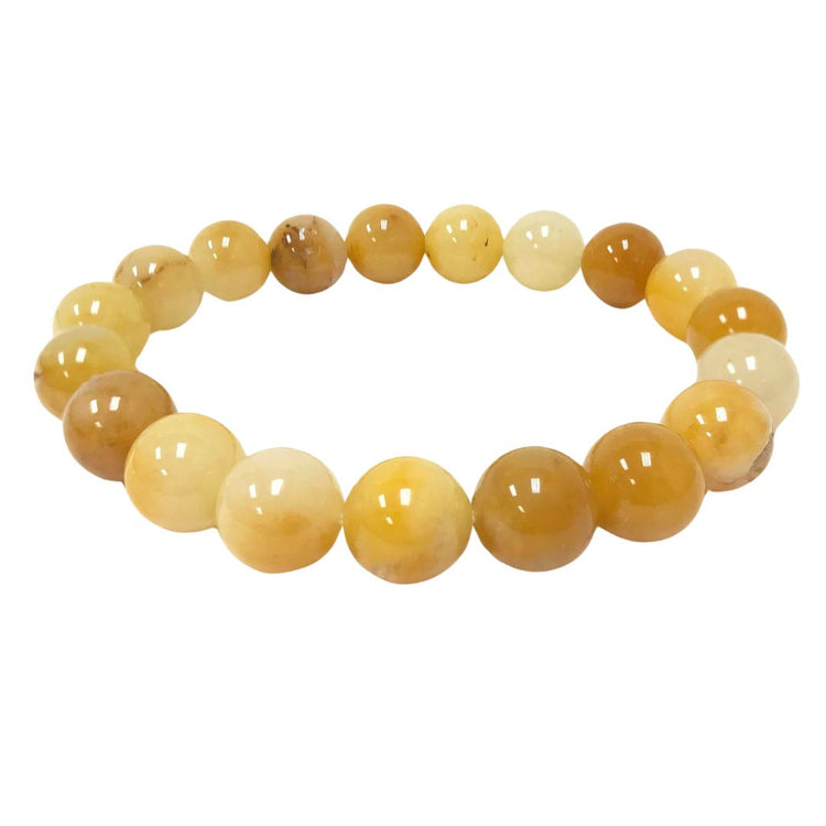 Yellow Jade Crystal Bracelet - Happiness | Luck | Self Esteem