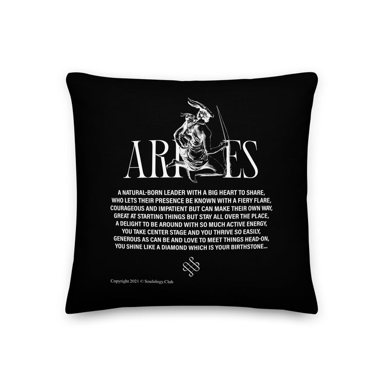 Aries Poetry Lounge Pillow