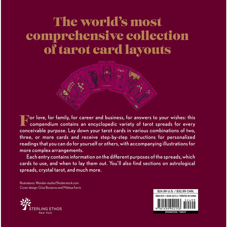 Book: 1001 Tarot Spreads (Refreshed) By Cassandra Eason