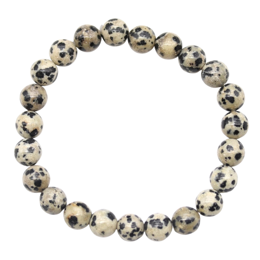 Dalmatian Jasper Crystal Bracelet - Joy | Protection | Emotional Balance