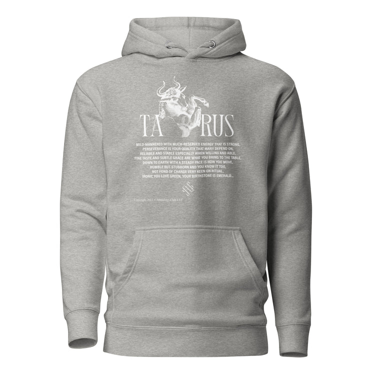 Taurus Unisex Zodiac Poetry Hoodie