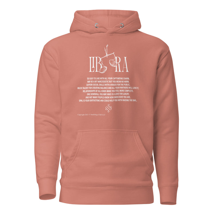 Libra Unisex Zodiac Poetry Hoodie