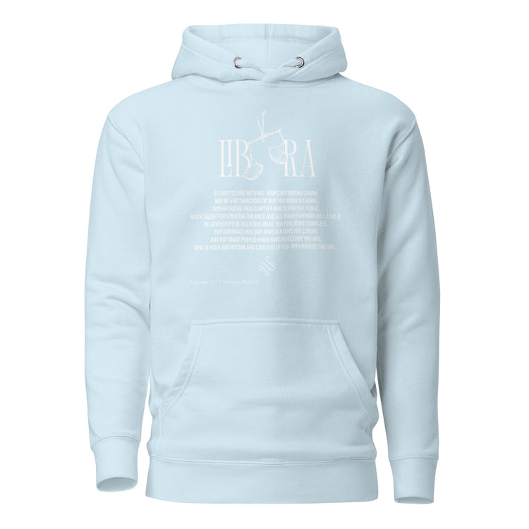 Libra Unisex Zodiac Poetry Hoodie