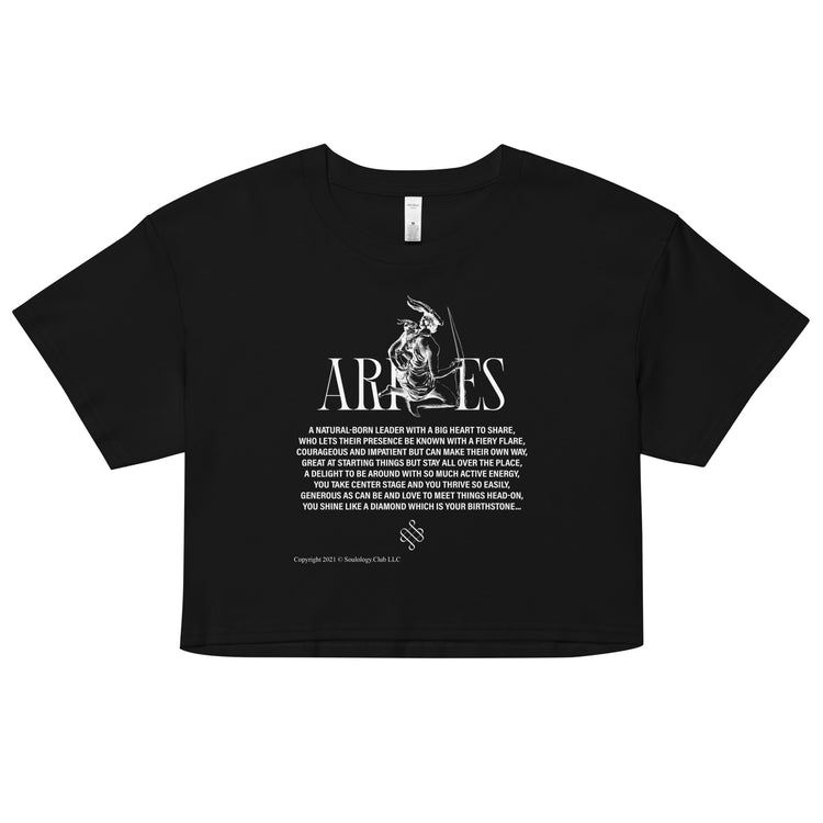 Aries Zodiac Crop Top