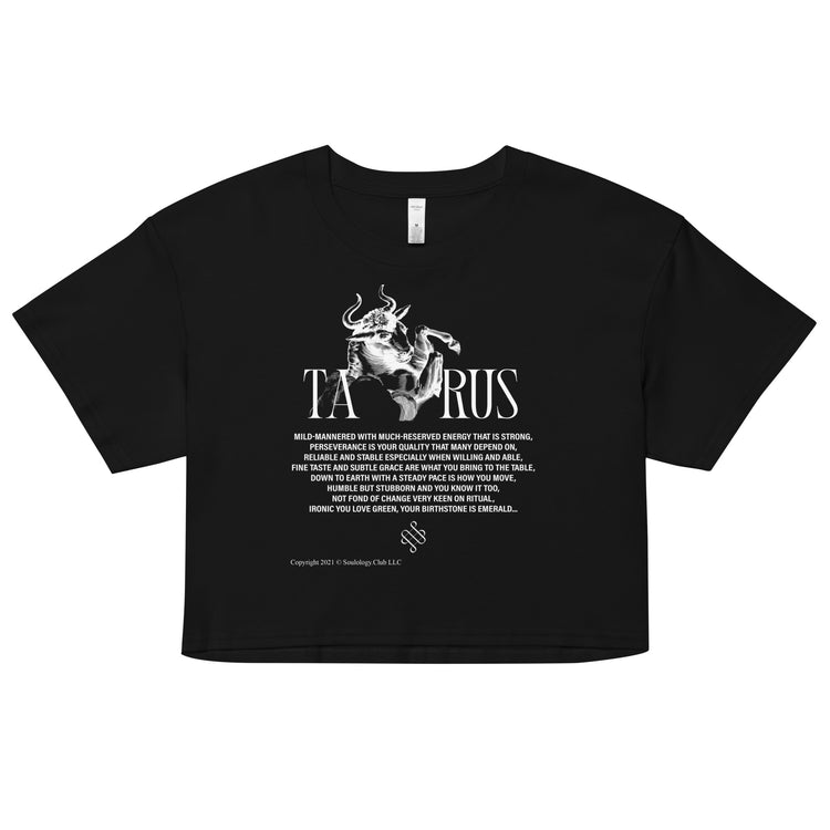 Taurus Zodiac Crop Top