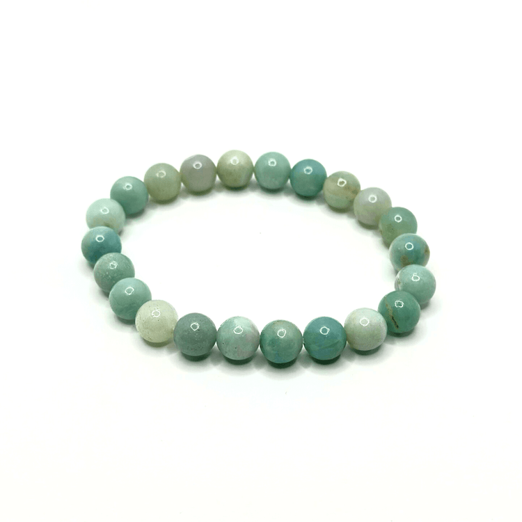 Blue Amazonite Crystal Bracelet - Communication | Creativity | Alignment