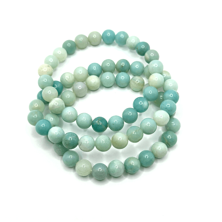 Blue Amazonite Crystal Bracelet - Communication | Creativity | Alignment