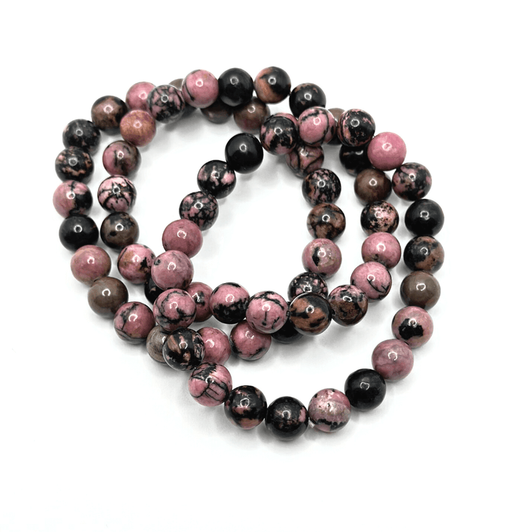 Rhodonite Crystal Bracelet - Compassion | Gratefulness | Healing