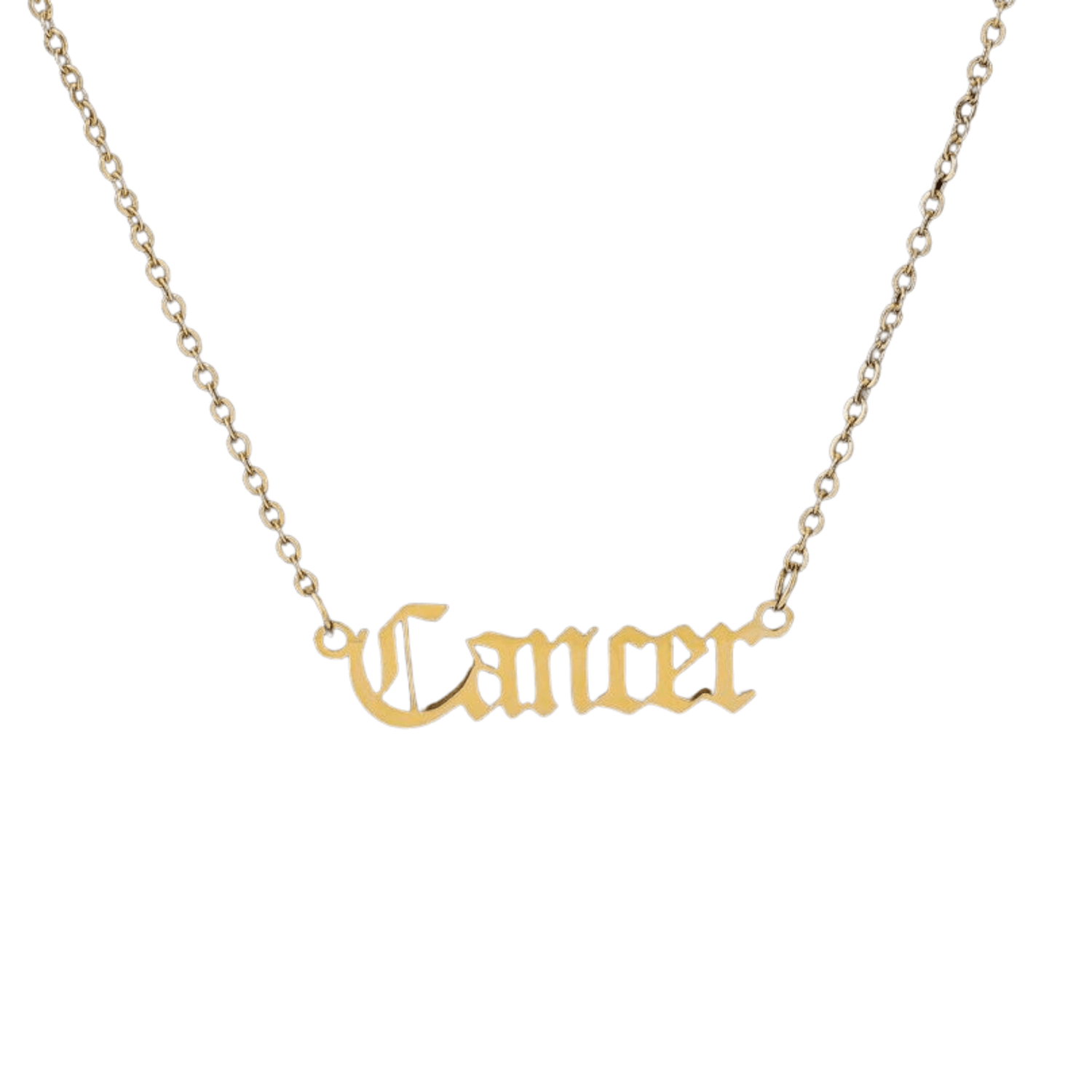 Zodiac 'Old English Style' Necklace - Soulology.Club