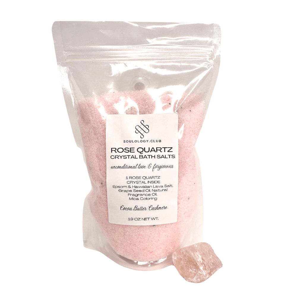 Rose Quartz Crystal Bath Salt