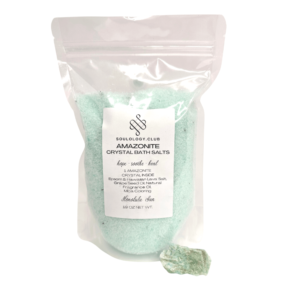 Amazonite Crystal Bath Salt