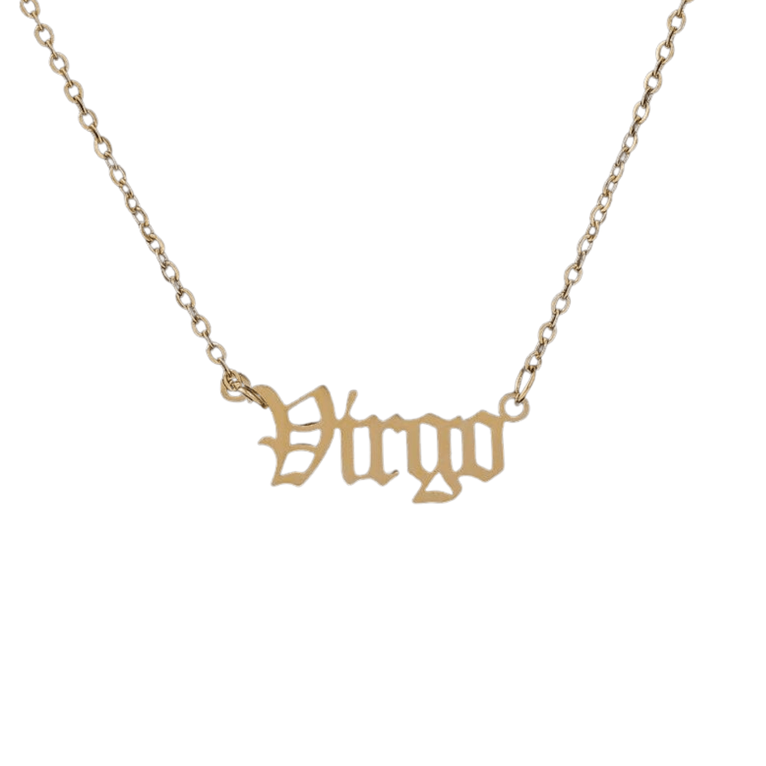 Zodiac 'Old English Style' Necklace - Soulology.Club