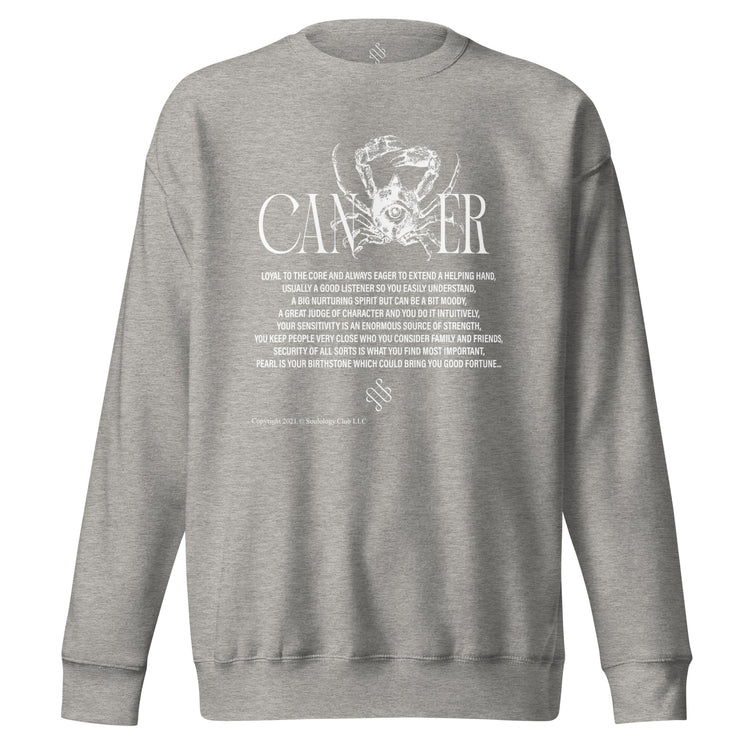 Cancer Unisex Zodiac Sweatshirt