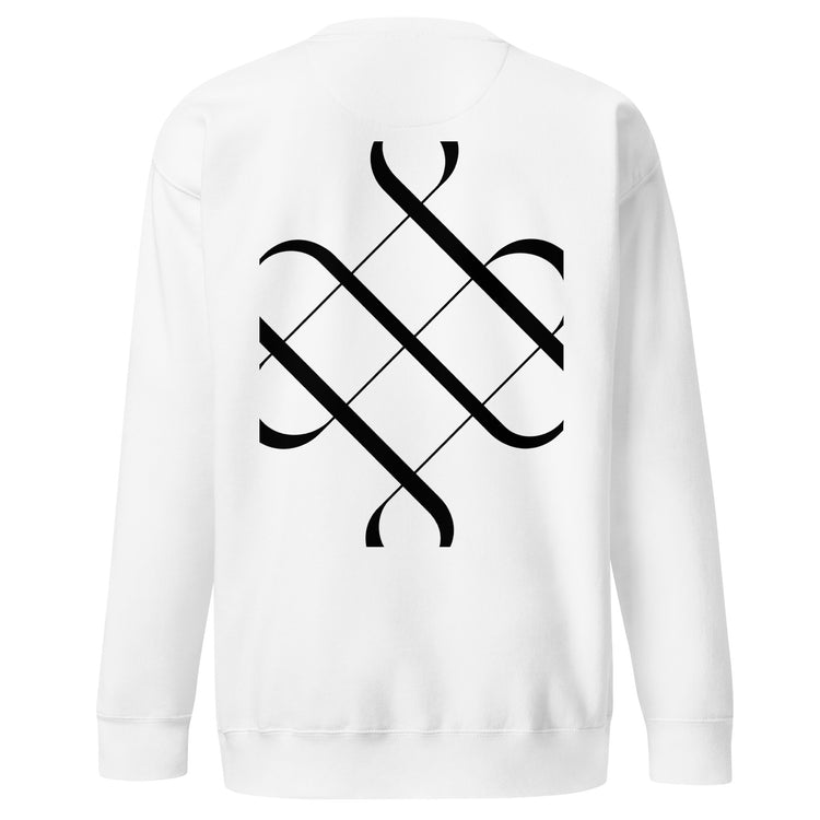 White Aries Unisex Zodiac Sweatshirt